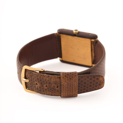 CARTIER TANK MUST de CARTIER WOOD DIAL RARE