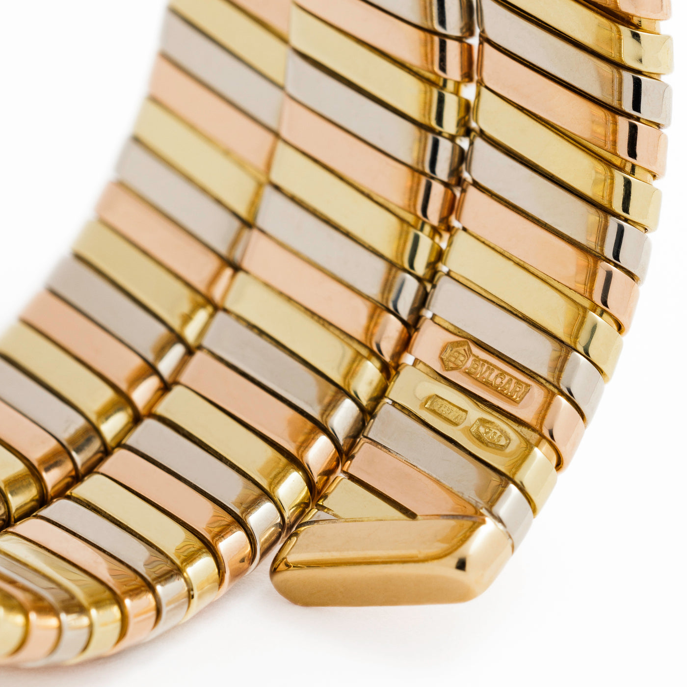 BVLGARI BULGARI 18K TRI-COLOR BB191T