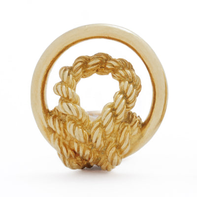 HERMES ROPE EARRINGS