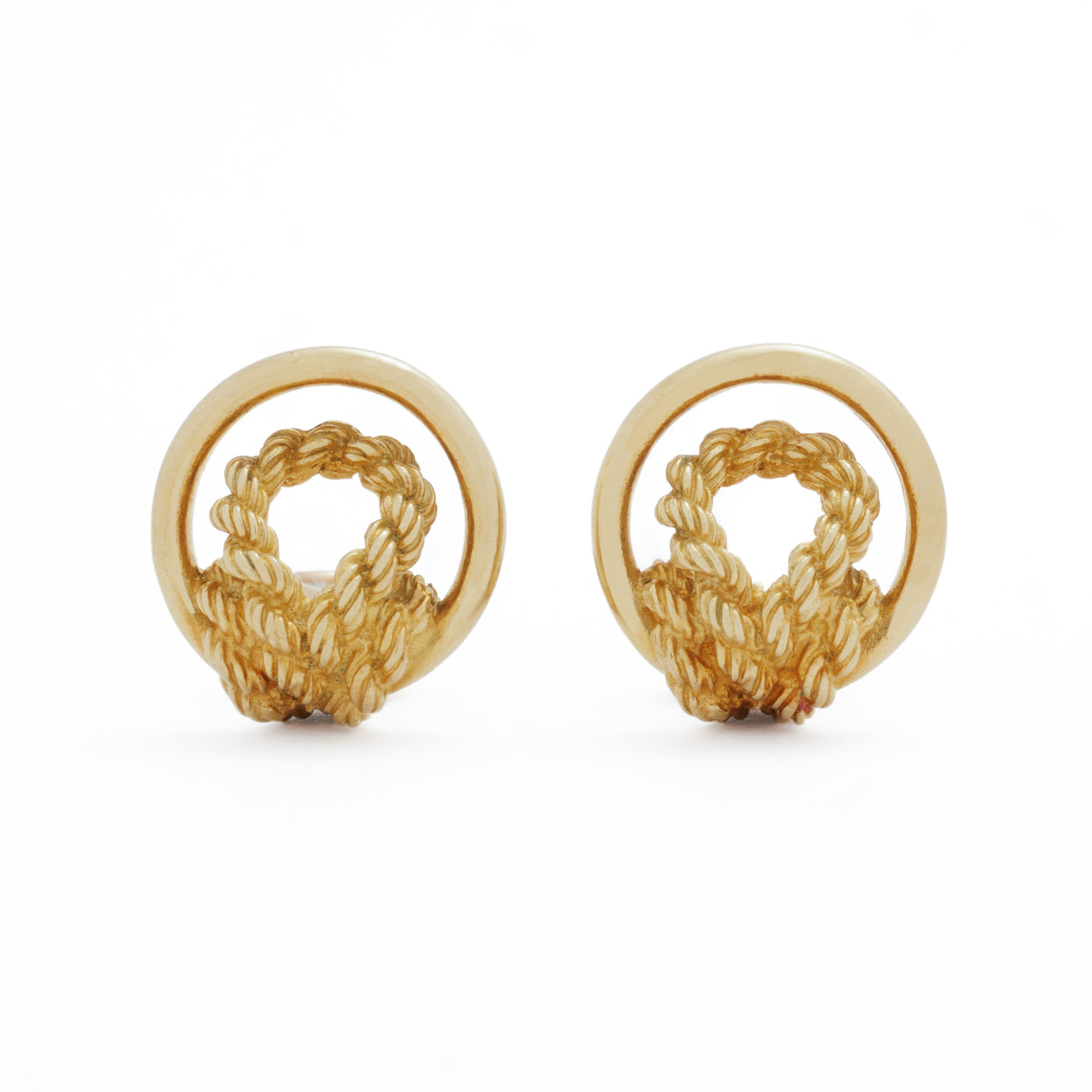 HERMES ROPE EARRINGS