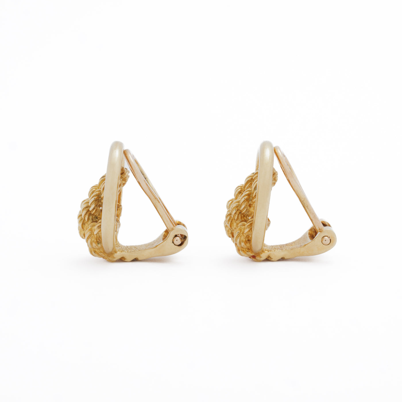 HERMES ROPE EARRINGS
