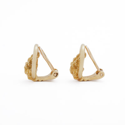 HERMES ROPE EARRINGS