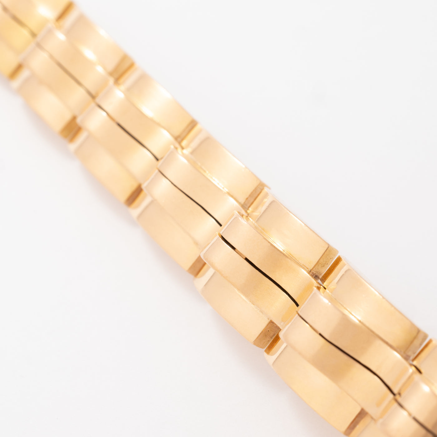 RETRO FRENCH 18 KARAT TANK BRACELET