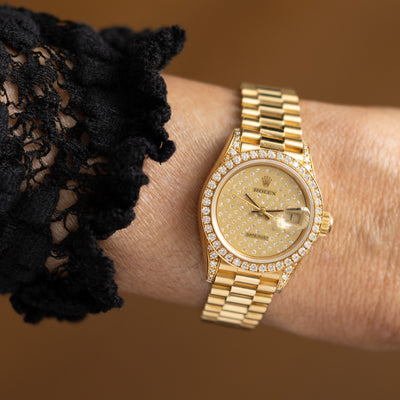 ROLEX DATEJUST CROWN COLLECTION PLEIADE 69038