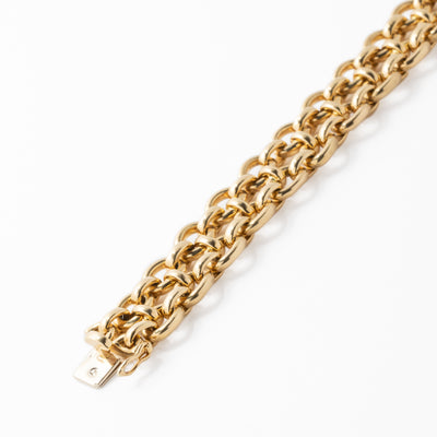 VINTAGE CARTIER 18 KARAT OVAL LINK BRACELET