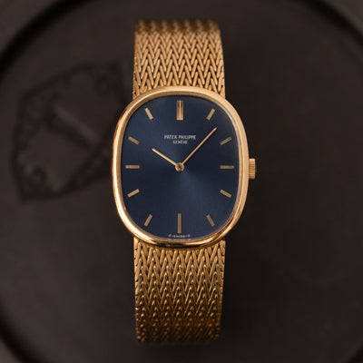 VINTAGE PATEK PHILIPPE 18 KARAT ELLIPSE MODEL 3848