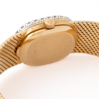 PATEK PHILIPPE 18K DIAMOND ELLIPSE MODEL 3377/1
