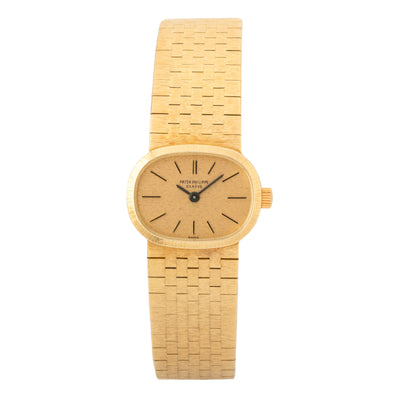 PATEK PHILIPPE 18K YELLOW GOLD MODEL 3373/1 ELLIPSE