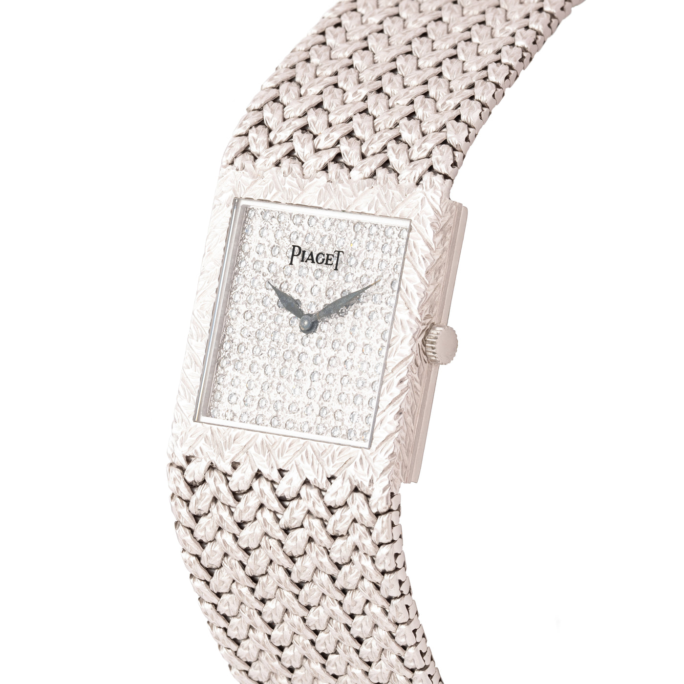 PIAGET 18 KARAT WHITE GOLD PAVE DIAMONDS