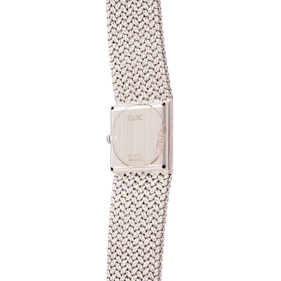 PIAGET 18 KARAT WHITE GOLD PAVE DIAMONDS