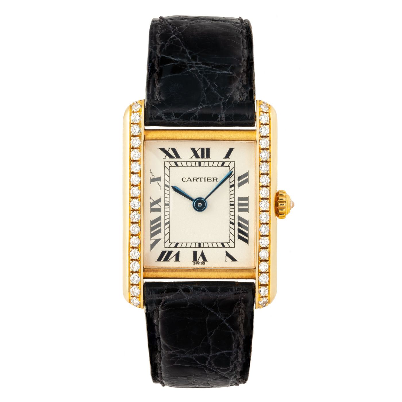 CARTIER TANK LOUIS MODEL WA201331 WITH DIAMONDS