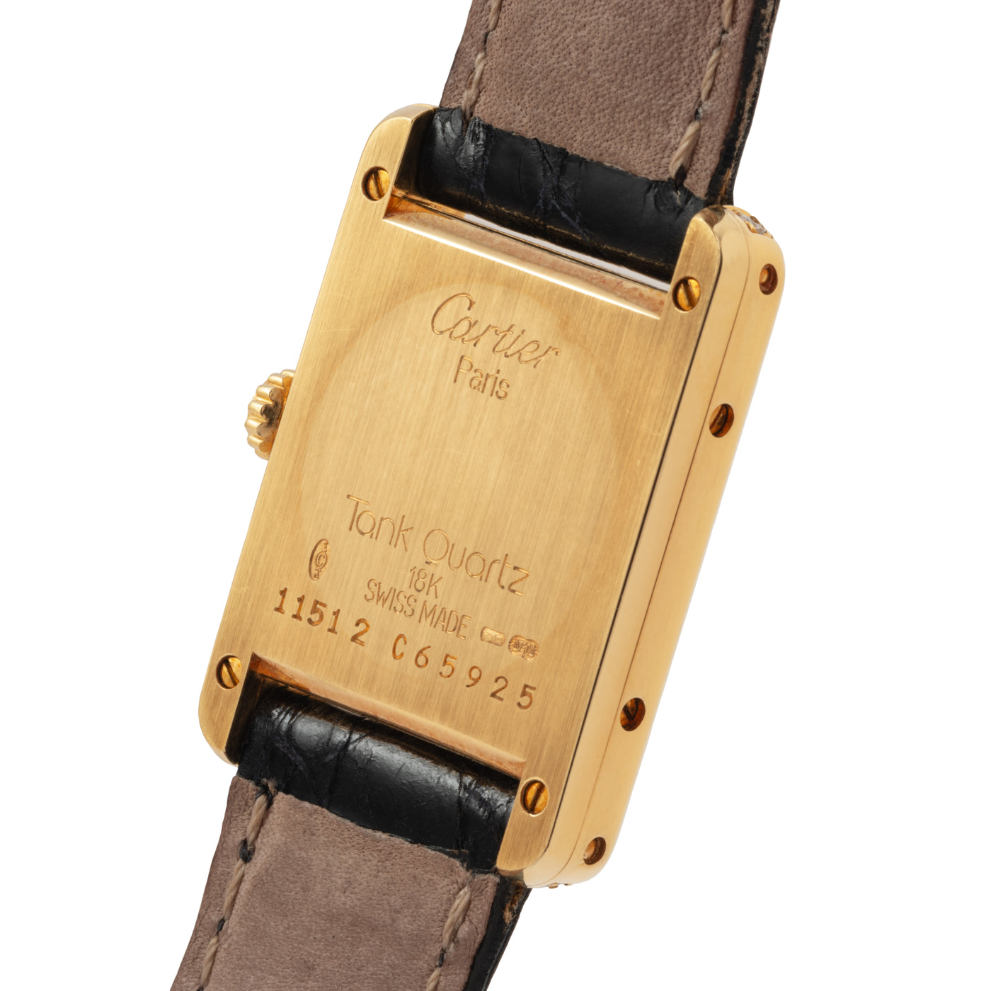 CARTIER TANK LOUIS MODEL WA201331 WITH DIAMONDS