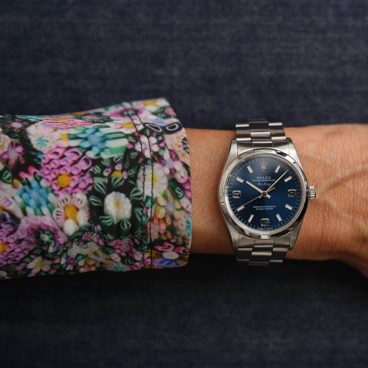 1990 ROLEX AIR KING 14000