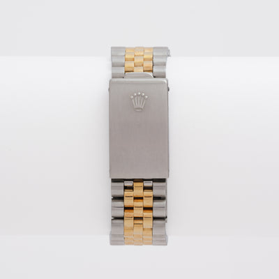 1987 ROLEX DATEJUST 1601 RARE BLACK TAPESTRY DIAL