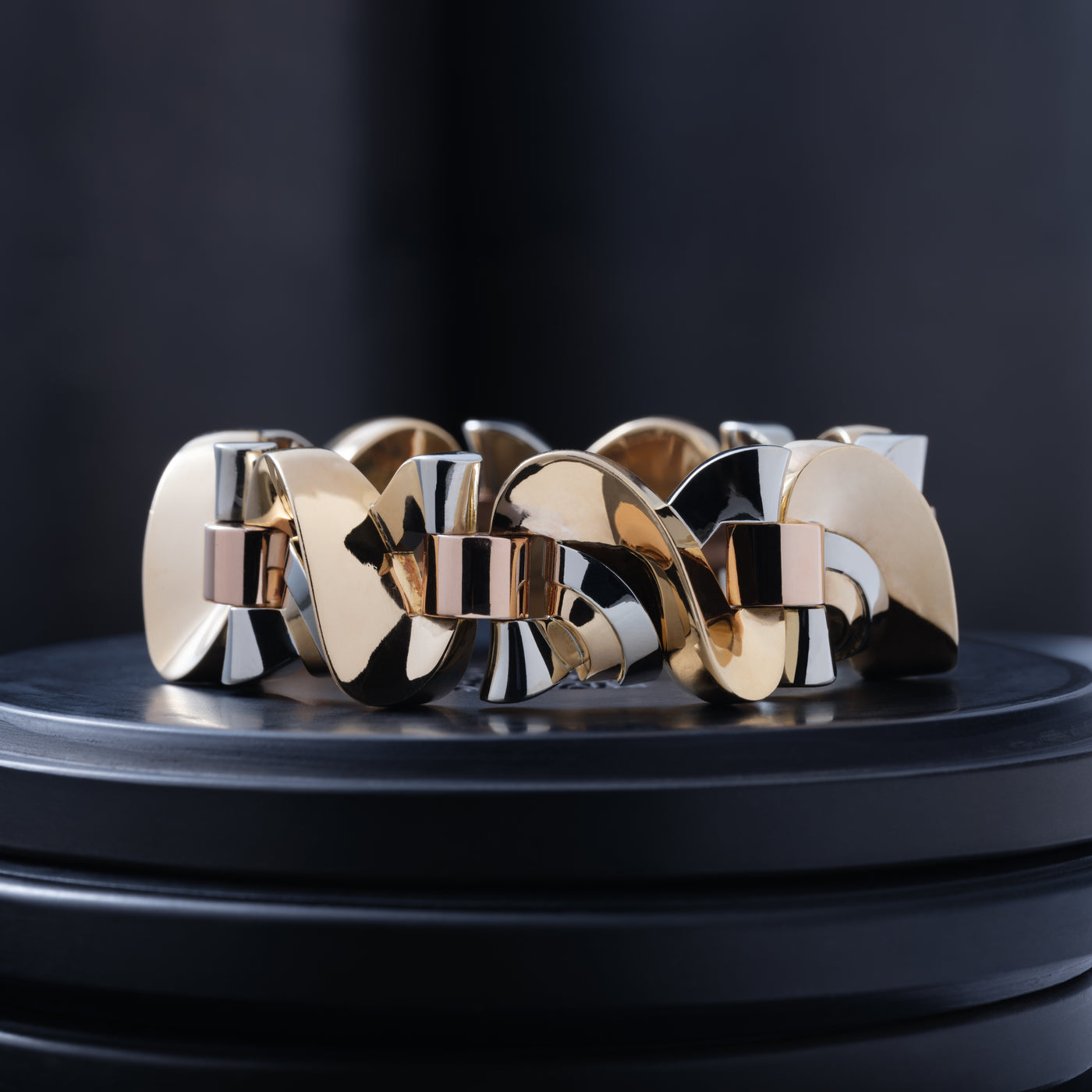 RETRO RIBBON SCROOL BRACELET