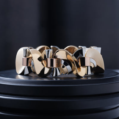 RETRO RIBBON SCROOL BRACELET