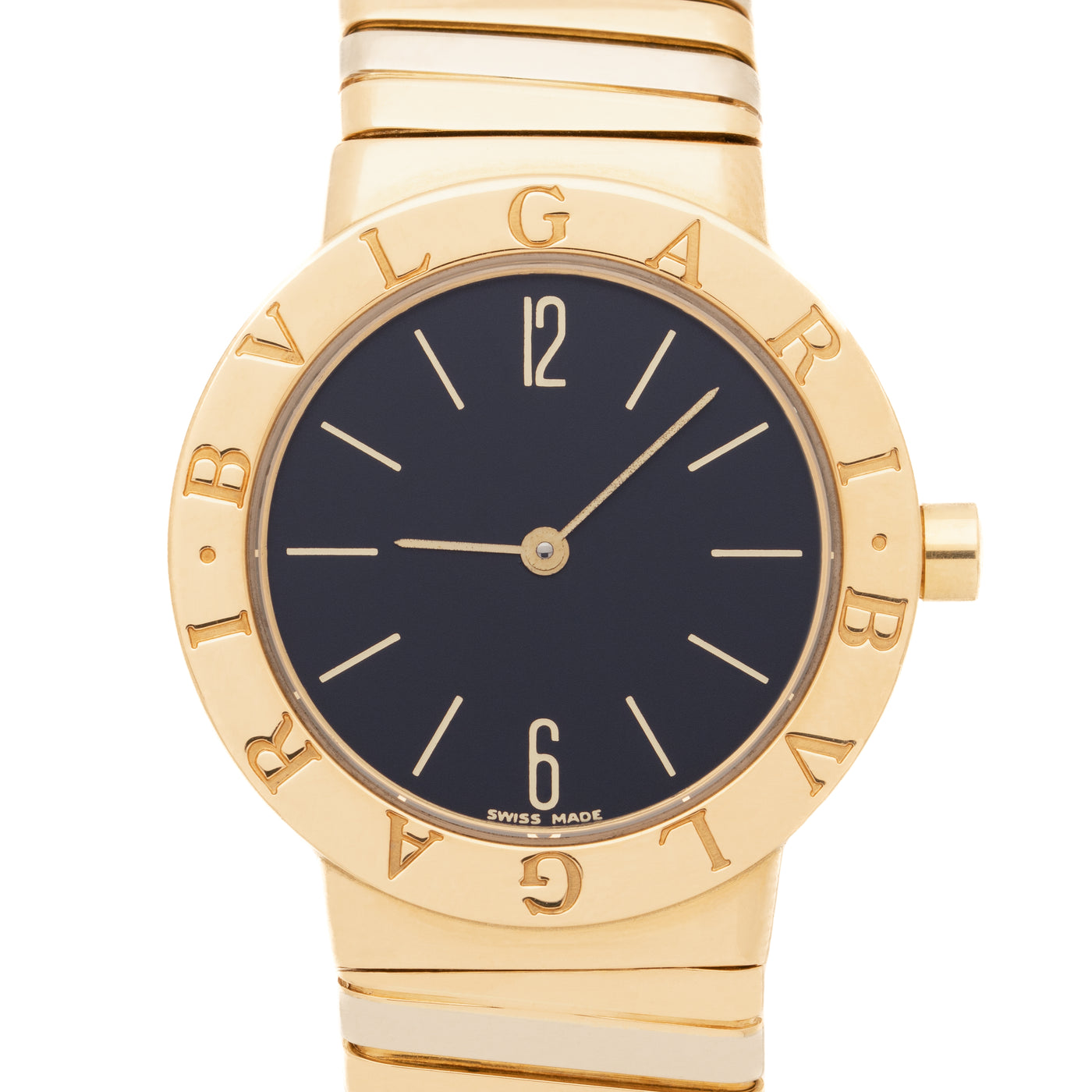 BVLGARI BULGARI TUBOGAS 18K GOLD TRICOLOR  MODEL BB302T