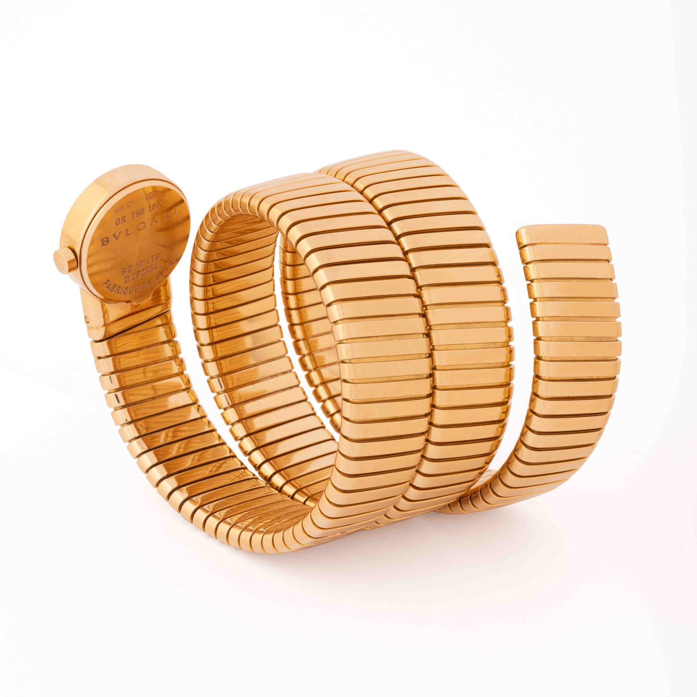 BVLGARI BULGARI TUBOGAS 18 KARAT YELLOW GOLD