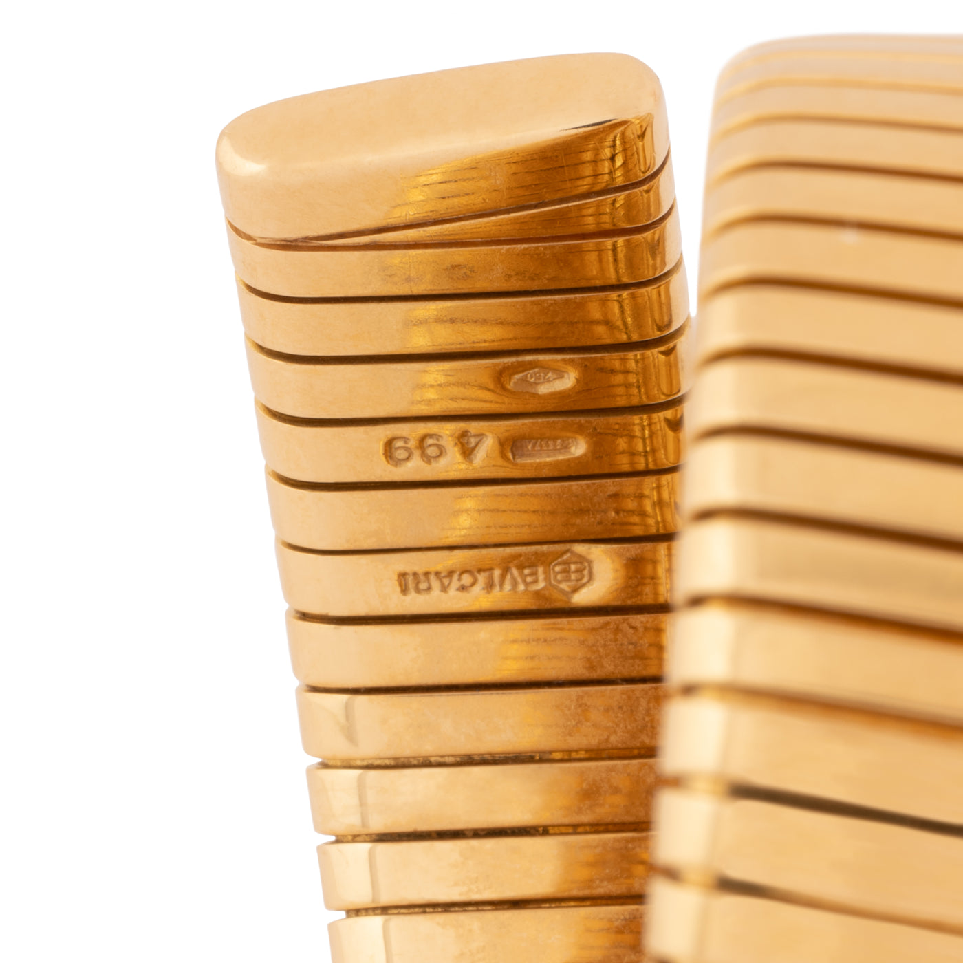 BVLGARI BULGARI TUBOGAS 18 KARAT YELLOW GOLD