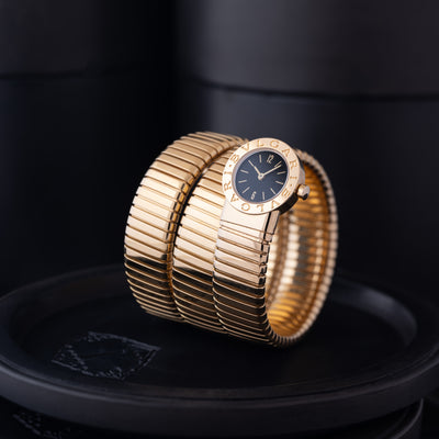 BVLGARI BULGARI TUBOGAS 18 KARAT YELLOW GOLD