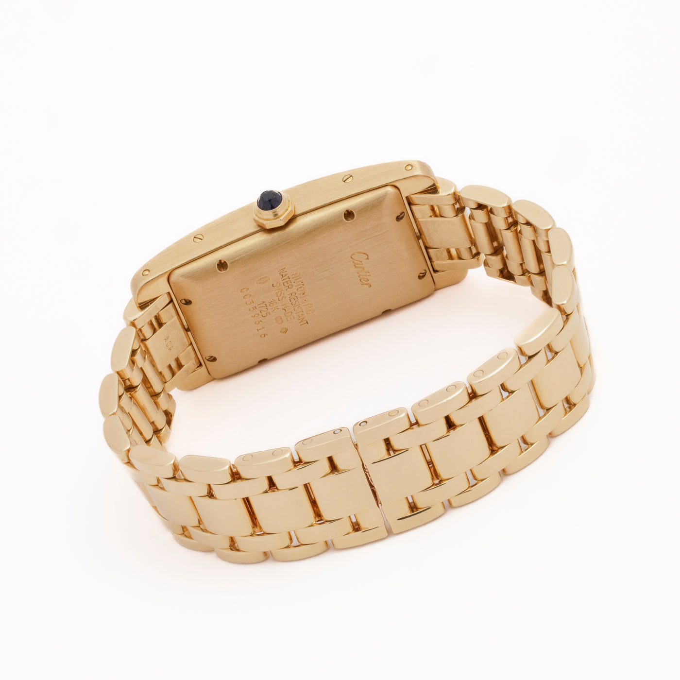 CARTIER TANK AMÉRICAINE WITH DATE MODEL W26035K2