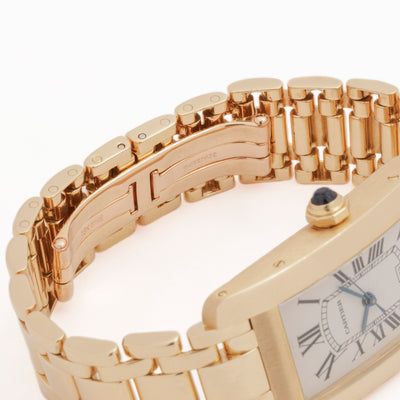 CARTIER TANK AMÉRICAINE WITH DATE MODEL W26035K2