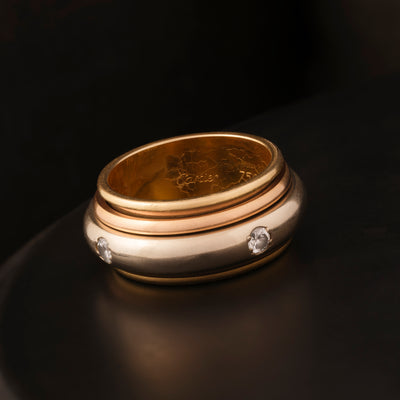 CARTIER TRINITY SPINNER RING