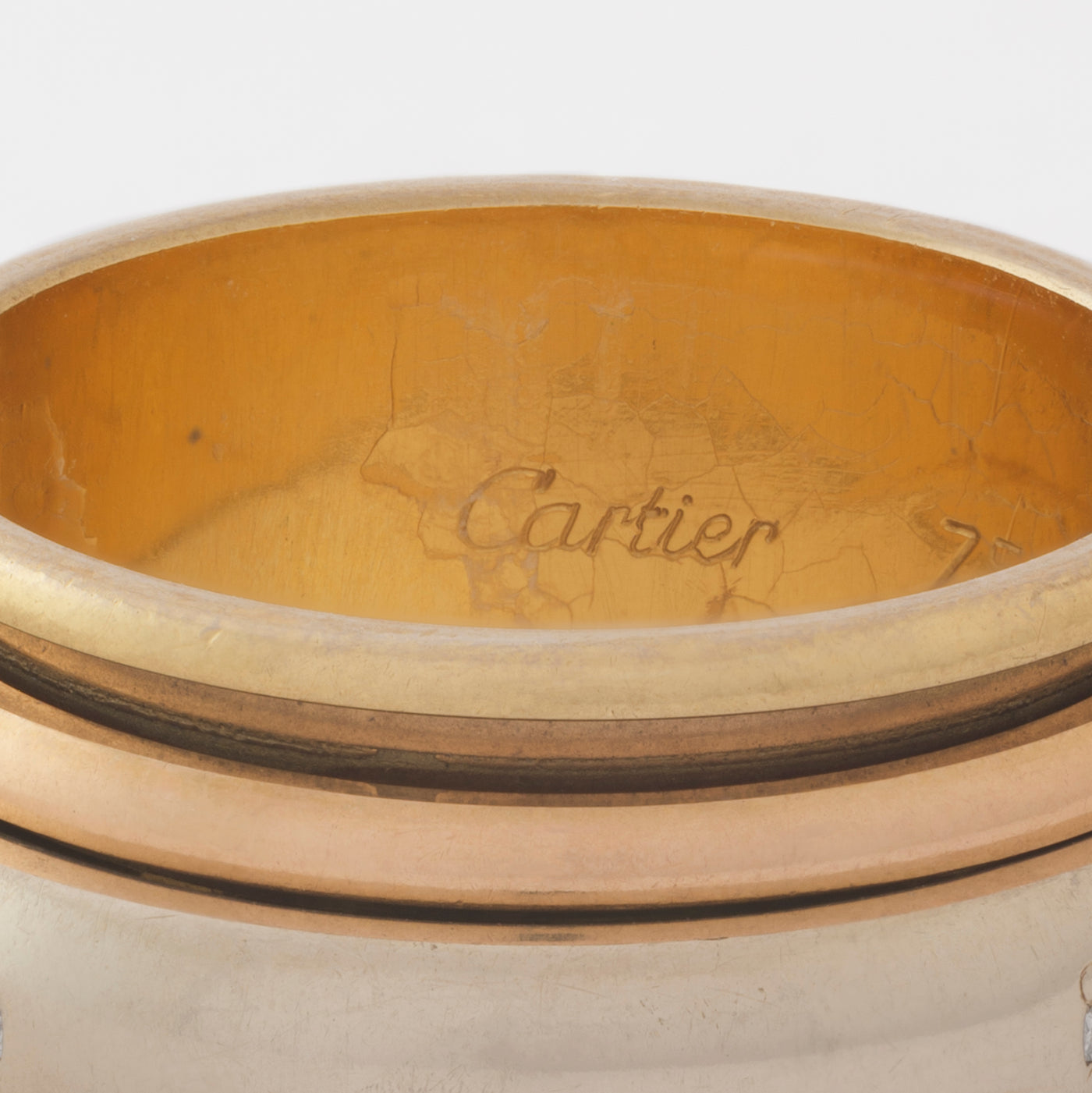 CARTIER TRINITY SPINNER RING