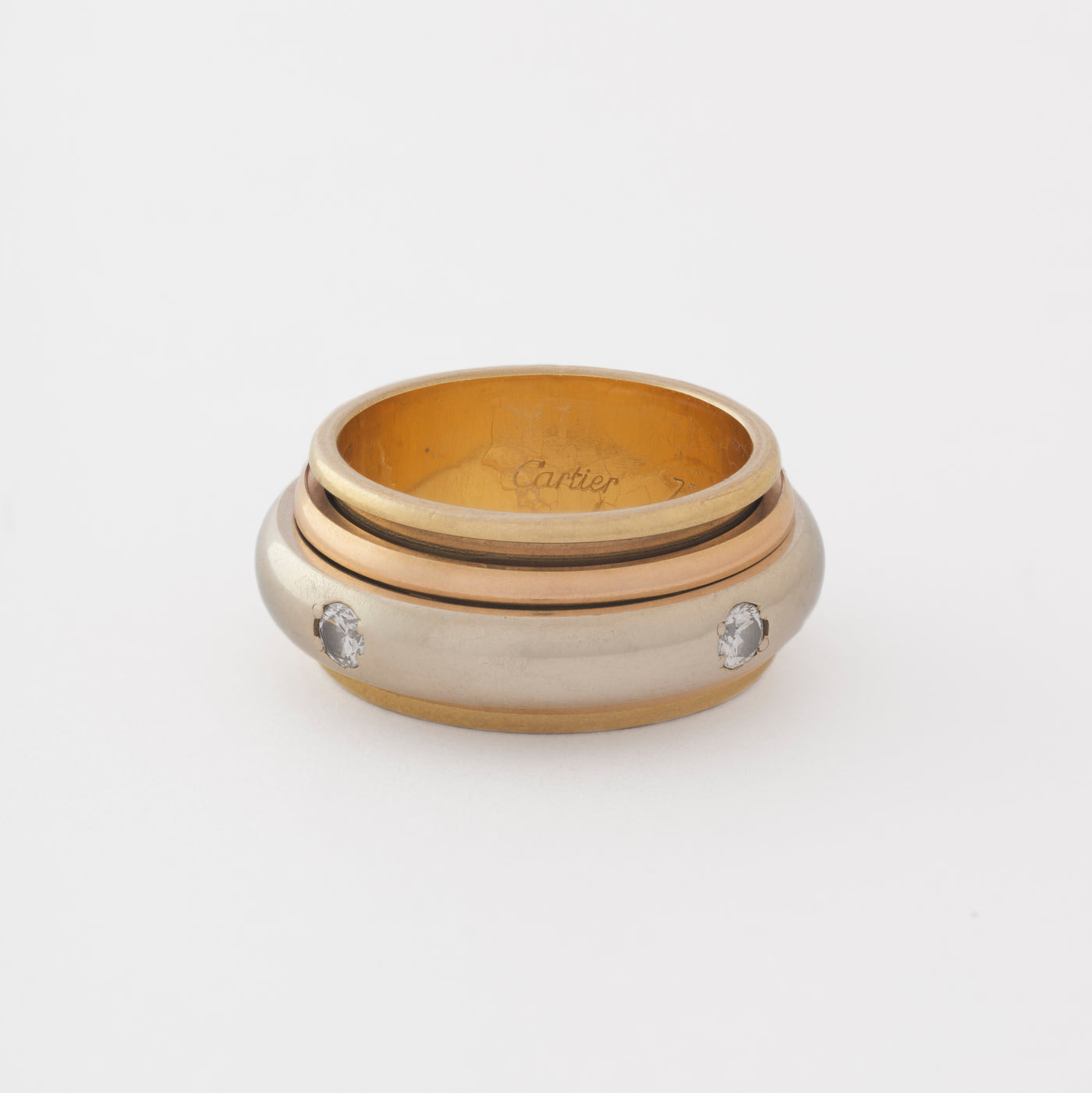 CARTIER TRINITY SPINNER RING