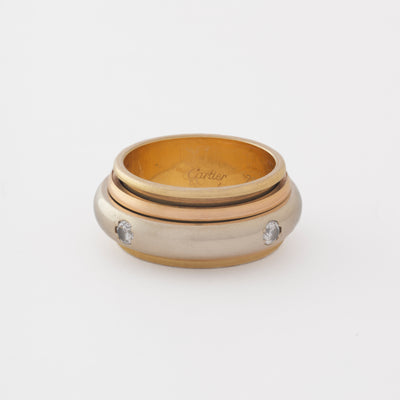 CARTIER TRINITY SPINNER RING