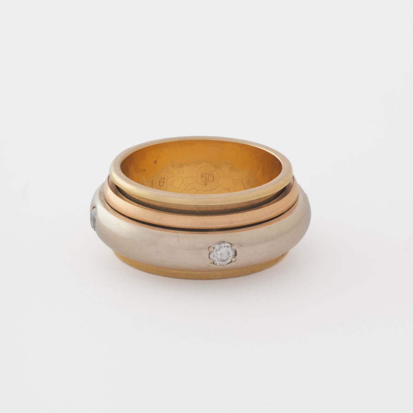 CARTIER TRINITY SPINNER RING