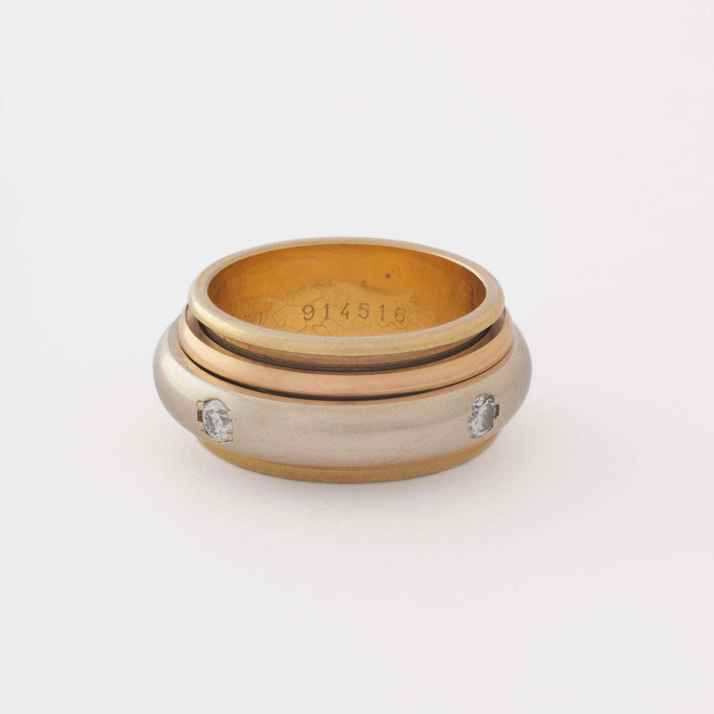 CARTIER TRINITY SPINNER RING