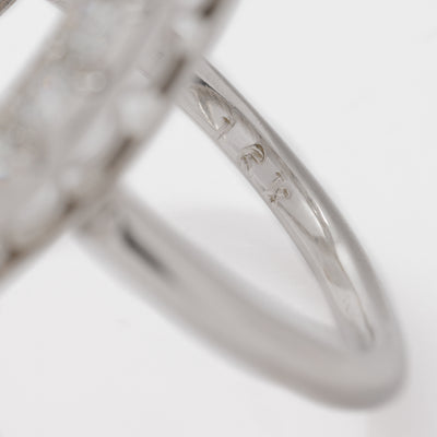 18k DIAMOND HORSESHOE RING