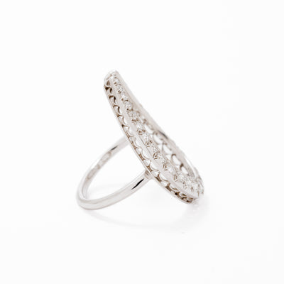 Diamond Horseshoe Statement Ring