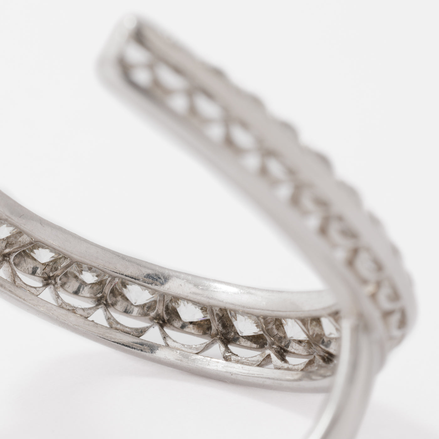 18k DIAMOND HORSESHOE RING