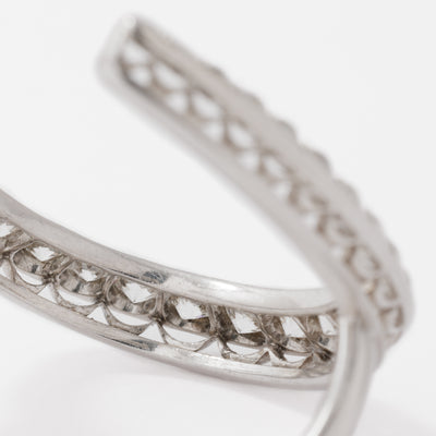 18k DIAMOND HORSESHOE RING