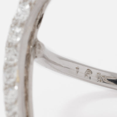 18k DIAMOND HORSESHOE RING
