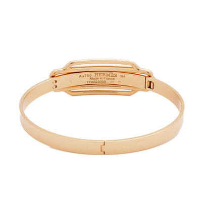18K ROSE GOLD HERMÈS BANGLE