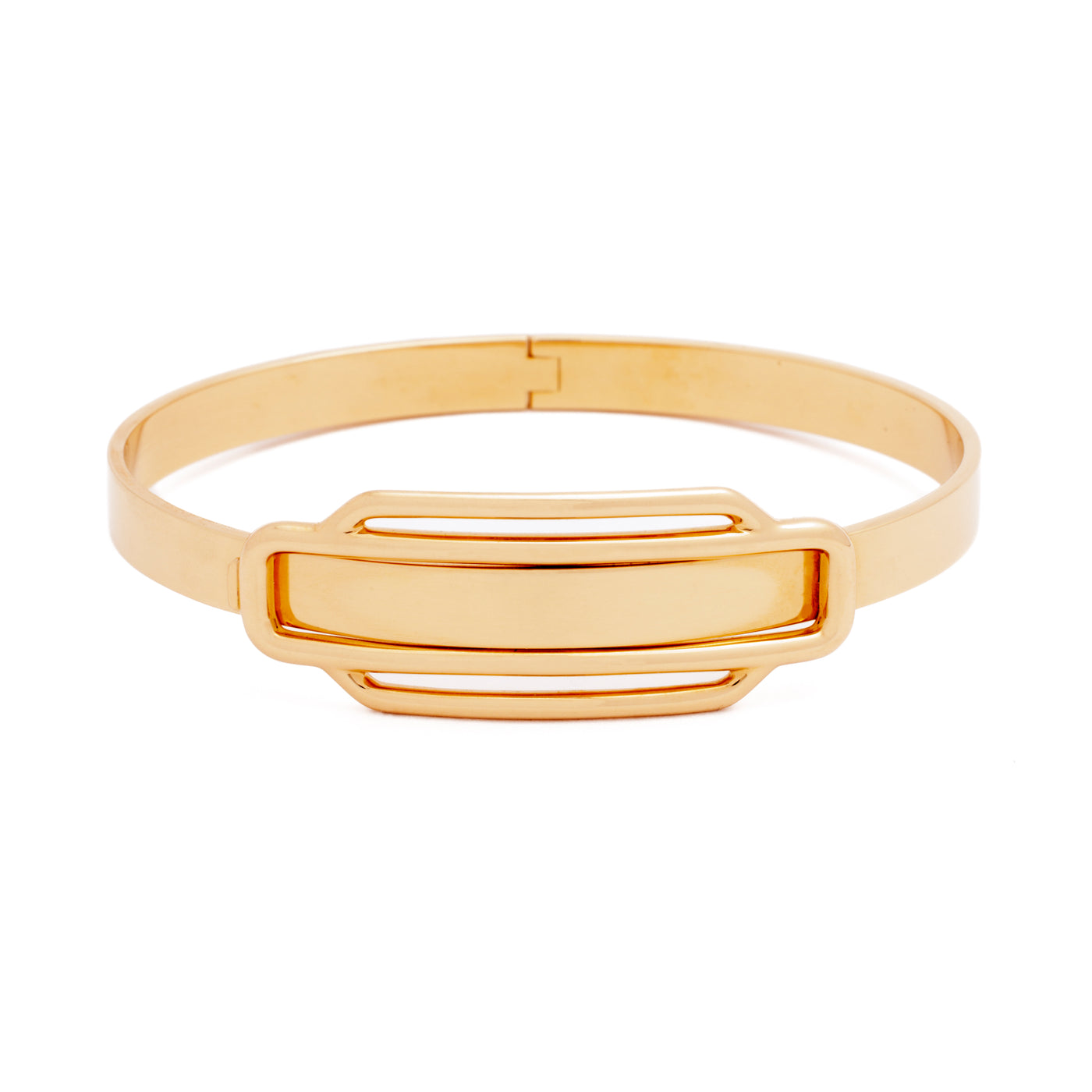 HERMÈS 18 KARAT ROSE GOLD BANGLE