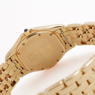 VINTAGE CARTIER PANTHERE WATCH 18K COUGAR MODEL 887920