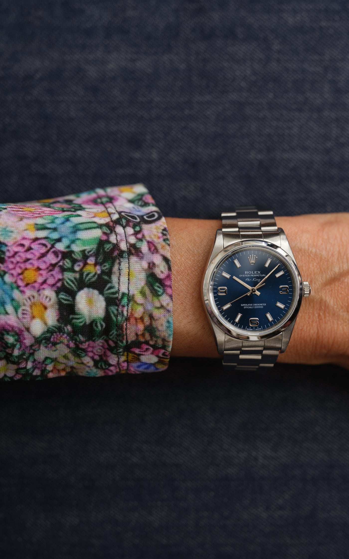1990 ROLEX AIR KING 14000