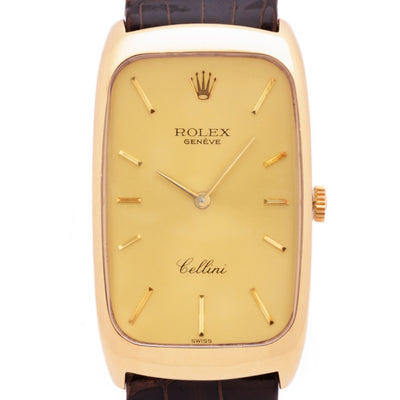 ROLEX CELLINI GOLD DIAL MODEL 4108