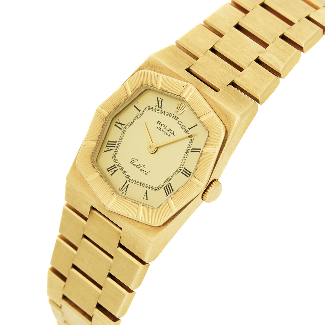 1981 Rolex Cellini 18 Karat Gold Ladies Model 4360 – STEPHANIE WINDSOR