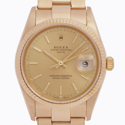 1990 ROLEX DATE MODEL 15238