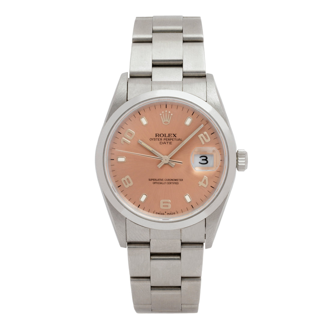 ROLEX DATE SALMON DIAL MODEL 15200 – STEPHANIE WINDSOR
