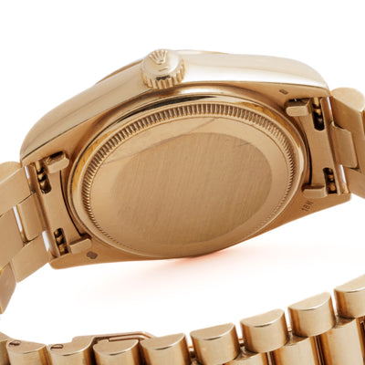 1982 ROLEX DAY-DATE 18K DIAMOND DIAL MODEL 18038