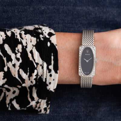 ROLEX CELLINI 18 KARAT WHITE GOLD DIAMONDS