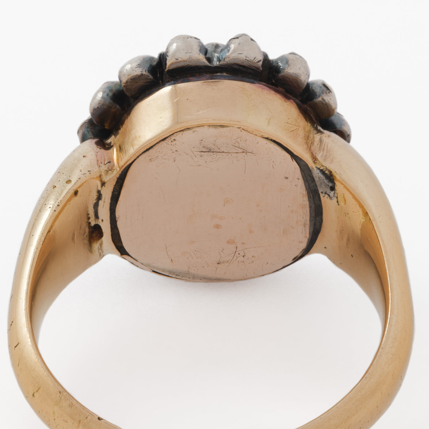 GEORGIAN AMETHYST DIAMOND RING