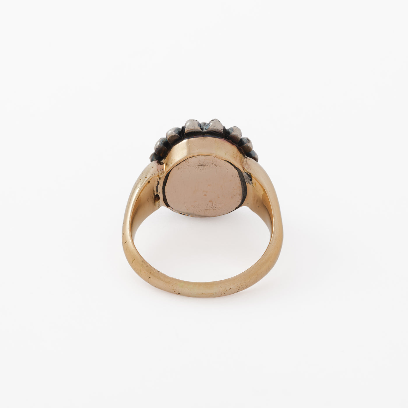GEORGIAN AMETHYST DIAMOND RING