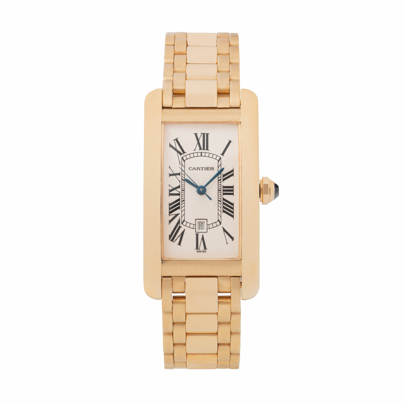 CARTIER TANK AMÉRICAINE MODEL W26035K2